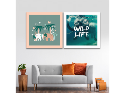 Set wild free elefantes