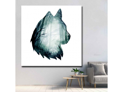 Lobo en la noche