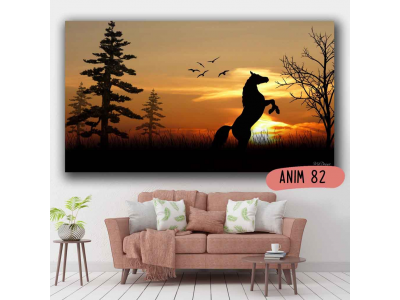 Caballo en el atardecer