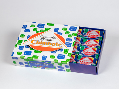 Caja de caramelos de nuez