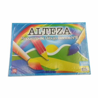 Alteza Repuesto de Dibujo Blanco N°6 x8u