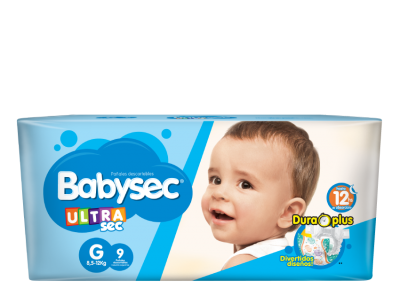 Babysec Pañales Ultrasec Paq x 8u