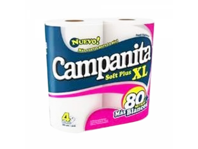 Campanita Papel Higiénico 80m