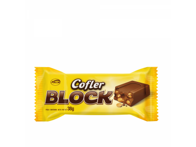 Cofler Block Chocolate con Maní 38g