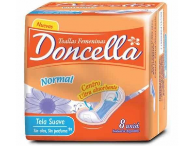 Doncella Toallitas Femenias 8u