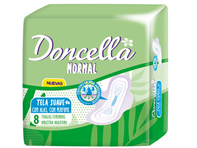 Doncella Toallitas Femenias 8u