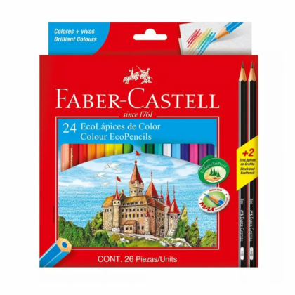 Faber Castell Lapices de Colores x 24u