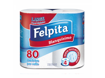 Felpita Papel Higiénico 80m