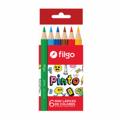 Filgo Lapices Colores Cortos Caja x6