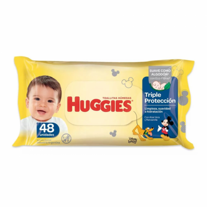 Huggies Toallitas Humedas x 48u Triple Proteccion