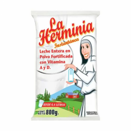 La Herminia Leche en Polvo 800g