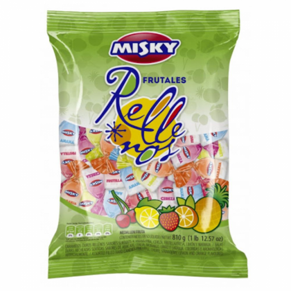 Misky Caramelos Rellenos Frutales 810g