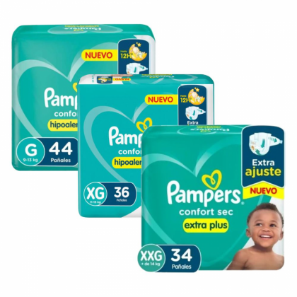 Pampers Confort Sec Hyper Pack