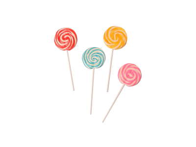 Paletas Multicolor Chica x 20 u