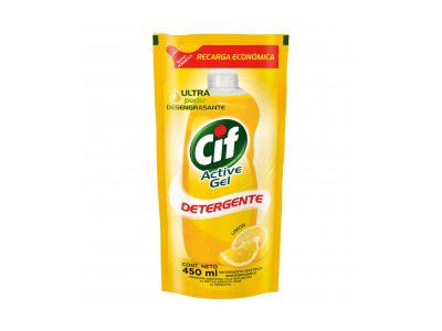 DETERGENTE CIF ACTIVE GEL SACHET ” 750cc