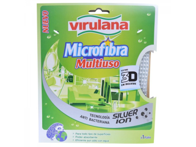PAÑO M/FIBRA VIRULANA MULTIUSO 3D