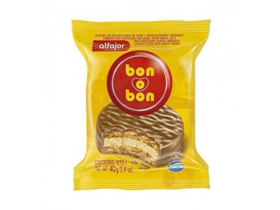 ARCOR ALFAJOR BON O BON SIMPLE 40G