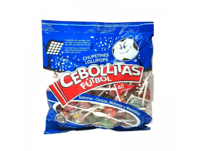 LHERITIER  CHUPETINES CEBOLLITAS FUTBOL X 40U