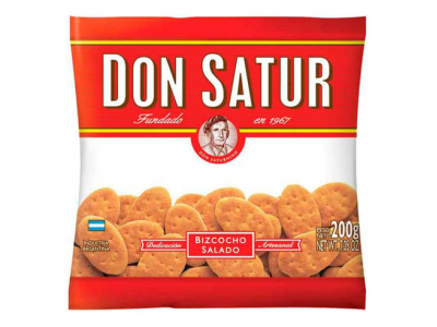 DON SATUR GALLETITAS BIZCOCHOS GRASA 200G U.