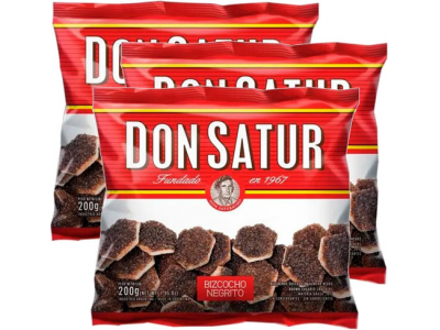 DON SATUR GALLETITAS NEGRIGRAS 200G