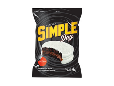 FANTOCHE ALFAJOR SIMPLE DAY 50G