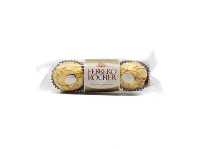 FERRERO ROCHER BOMBON ROCHER ESTUCHE X 3 U.