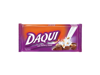 GEORGALOS CHOCOLATE DAQUI LECHE MANI 70G U.