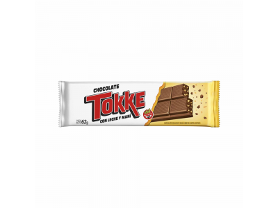 GEORGALOS CHOCOLATE TOKKE LECHE MANI 62G