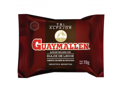 GUAYMALLEN ALFAJOR TRIPLE CHOCOLATE U.