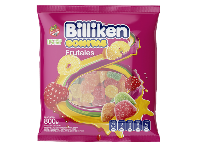 LACASA GOMA BILLIKEN FRUTAL 800G