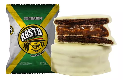 CANDY ALFAJOR RASTA BLANCO 70GR