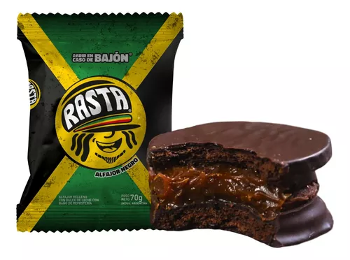 CANDY ALFAJOR RASTA NEGRO 70GR