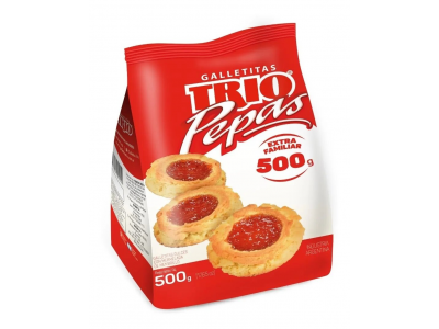 TRIO GALLETITAS PEPAS 500G